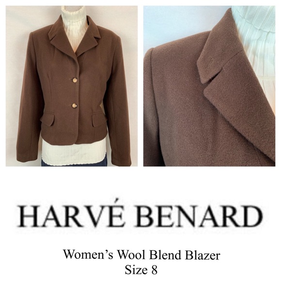 Harve Benard Jackets & Blazers - Harvé Benard Wool/Cashmere Blazer